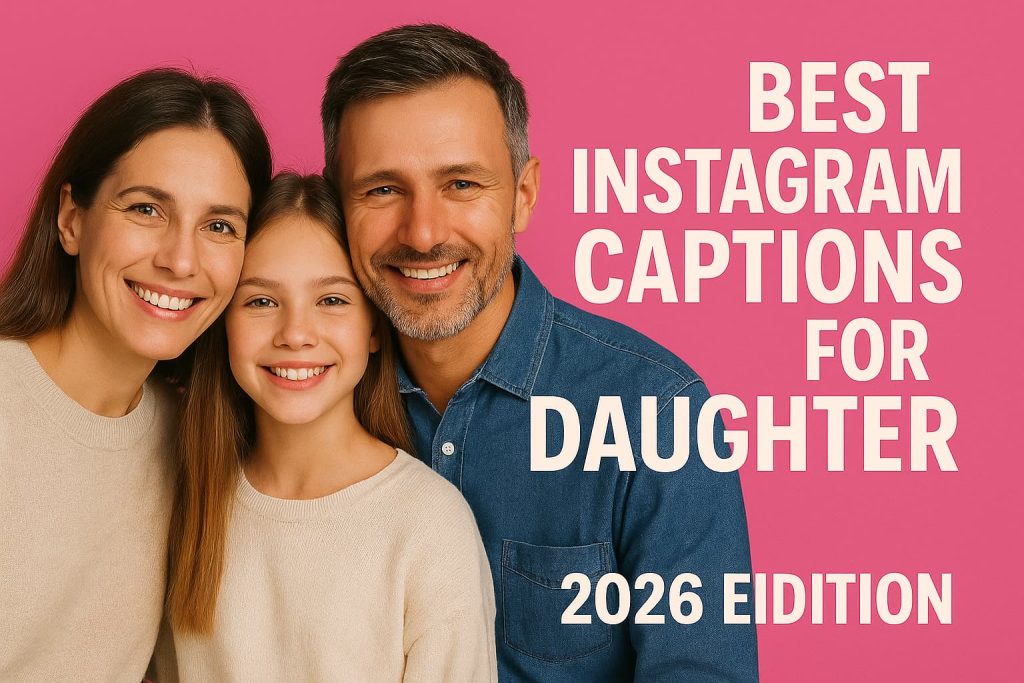 Best Instagram Captions for Daughter