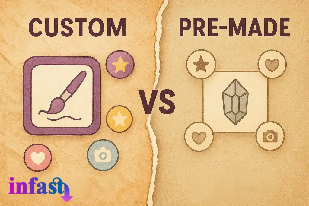 Custom vs Pre-Made Highlight Covers